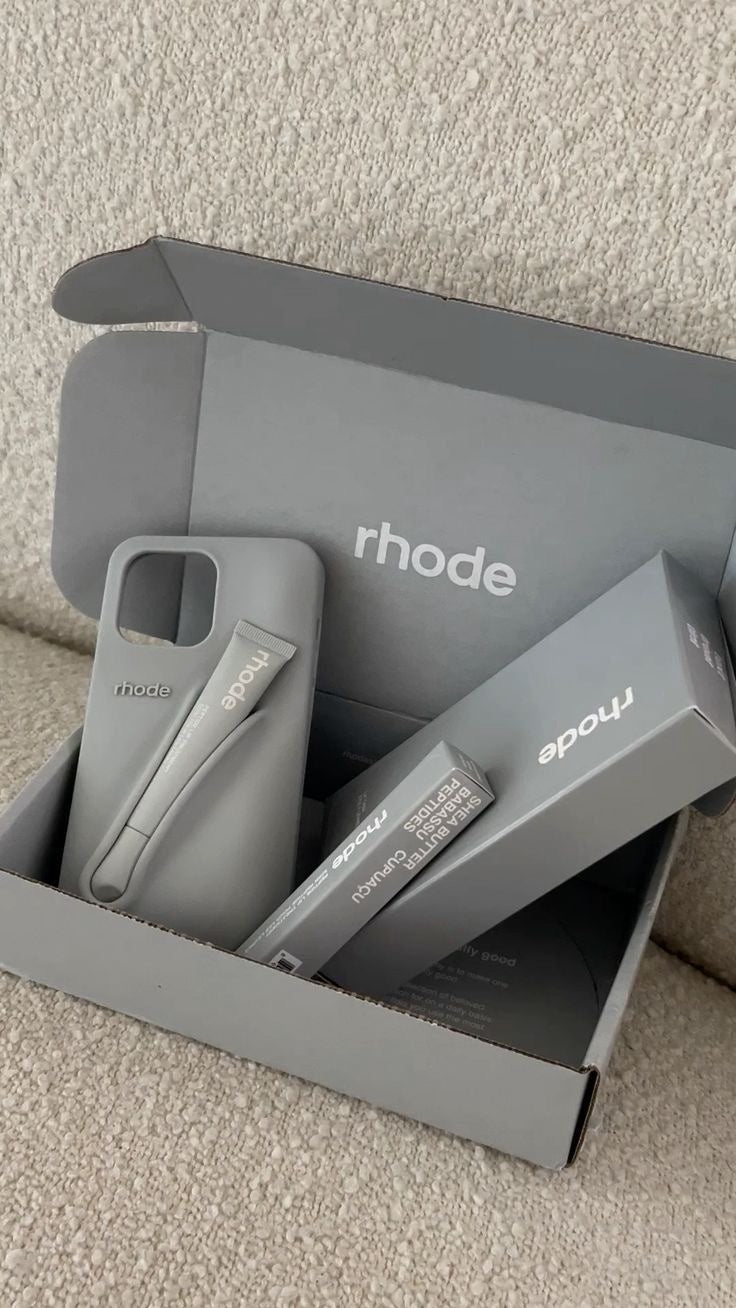 Rhode Phone Case Gray for iPhone | Lip Case | RhodeCover