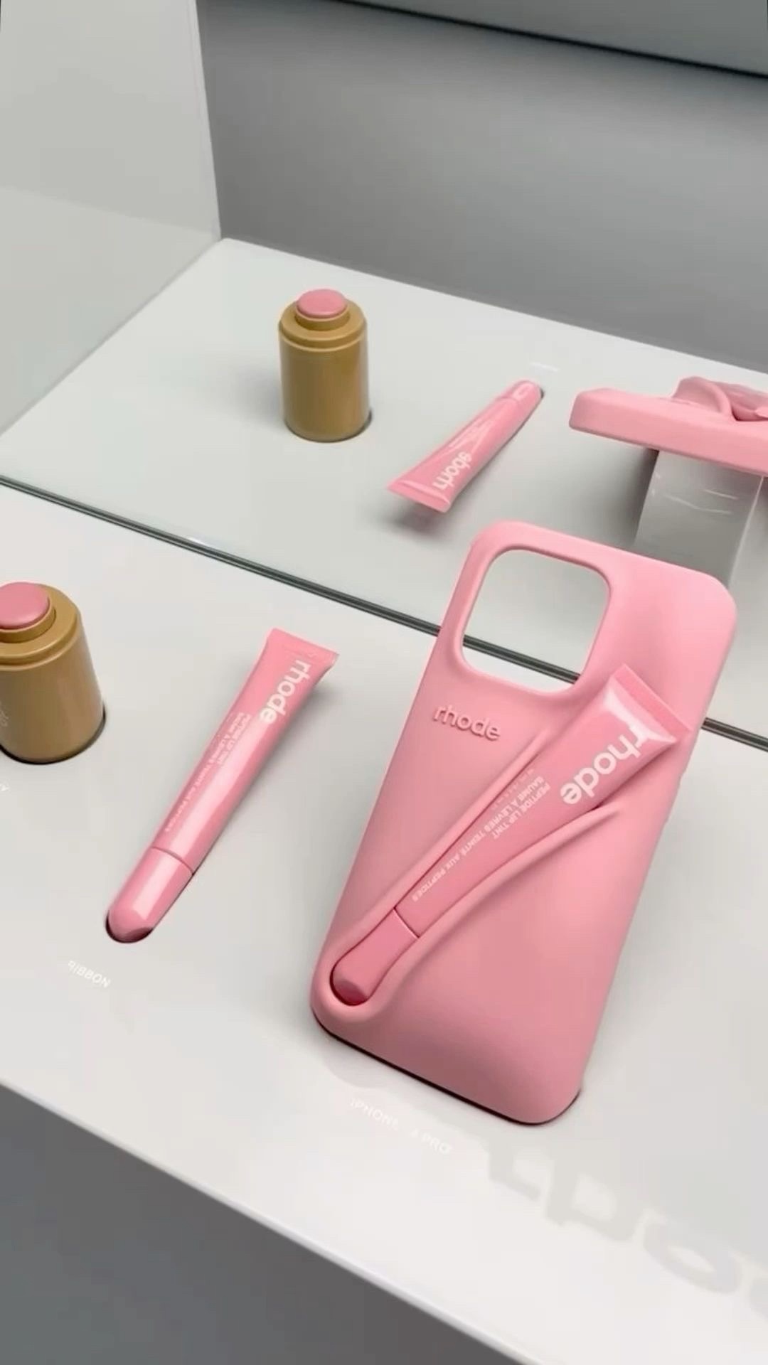 Rhode Phone Case Ribbon | Lip Gloss Holder Case